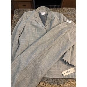 NWT‎ Courtenay Skirt Suit Set 2pc Gray Size 16 Career Church Business Vintage
